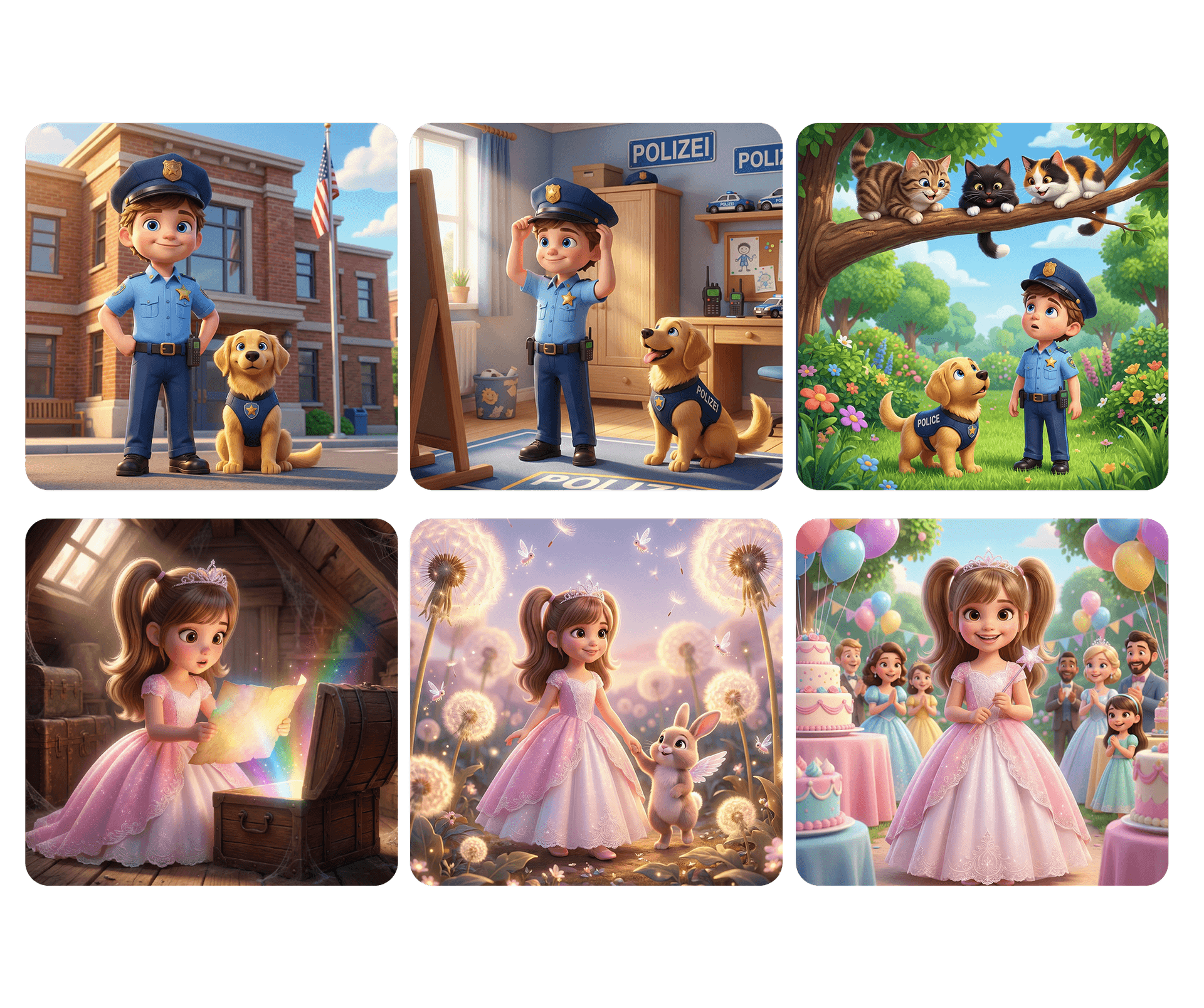 Szenen Komposition - Fertige Buchszenen